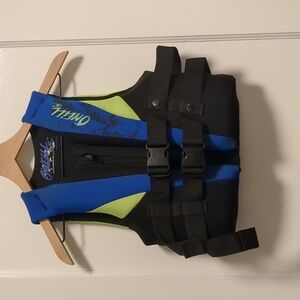 O'Neill Black and Blue Life Vest